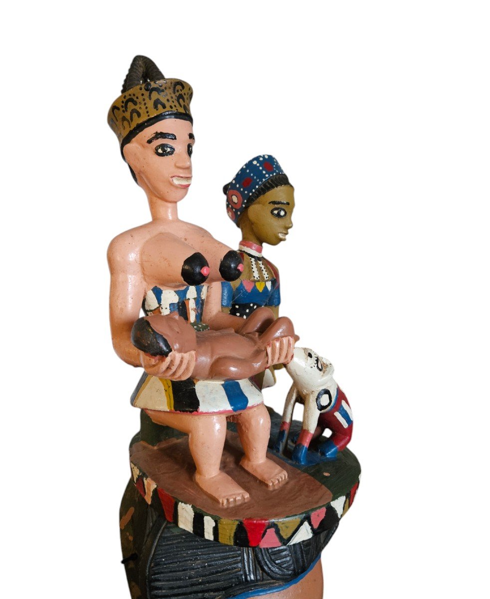 Zaouli Gouro Dance Mask Republic Of Ivory Coast-photo-4