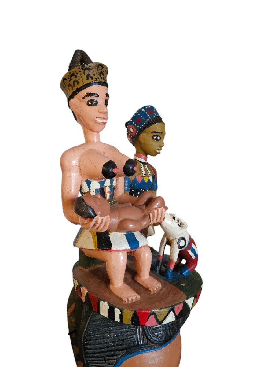 Zaouli Gouro Dance Mask Republic Of Ivory Coast-photo-5