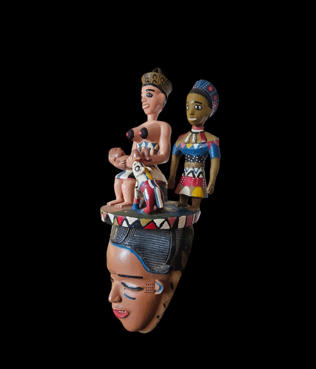 Zaouli Gouro Dance Mask Republic Of Ivory Coast