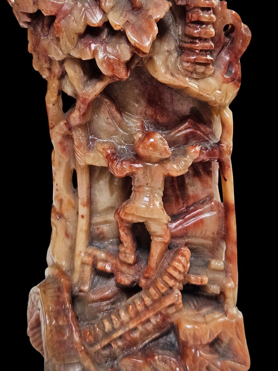 Adoring Steatite China Early 20th Century-photo-2