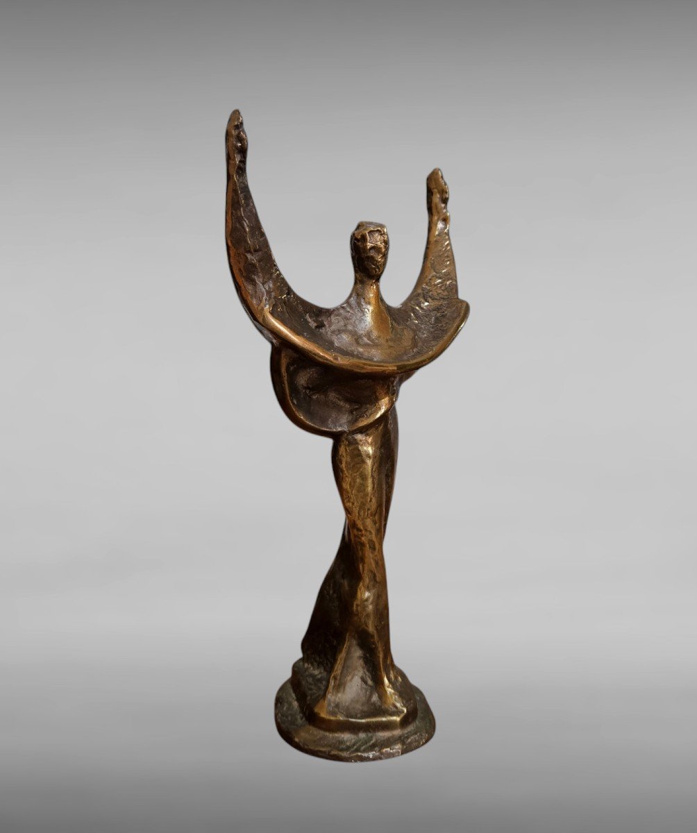 Bronze Sculpture By Bernard Jobin "demeter" N 498/500