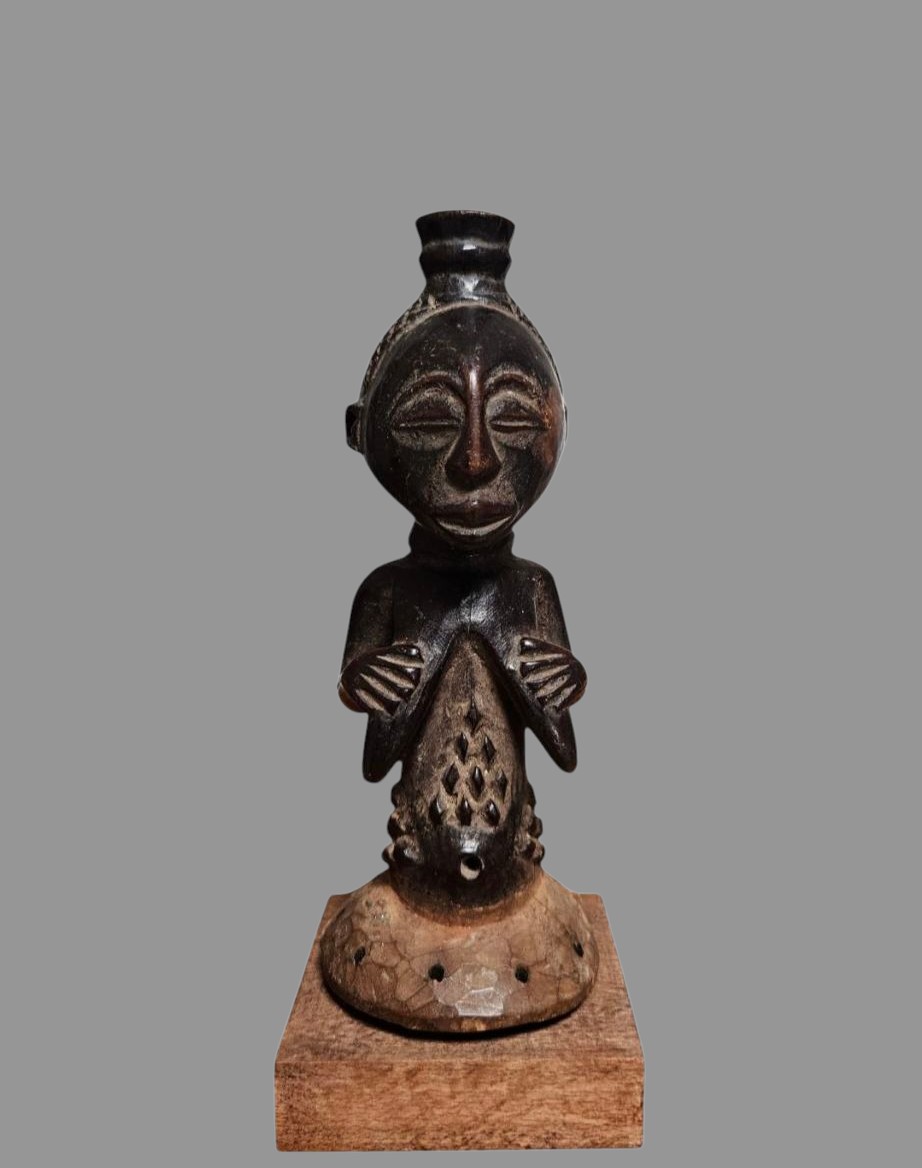 Divination Calabash - Luba - Drc - Early 20th Century - Primitive / Tribal / African Art-photo-3