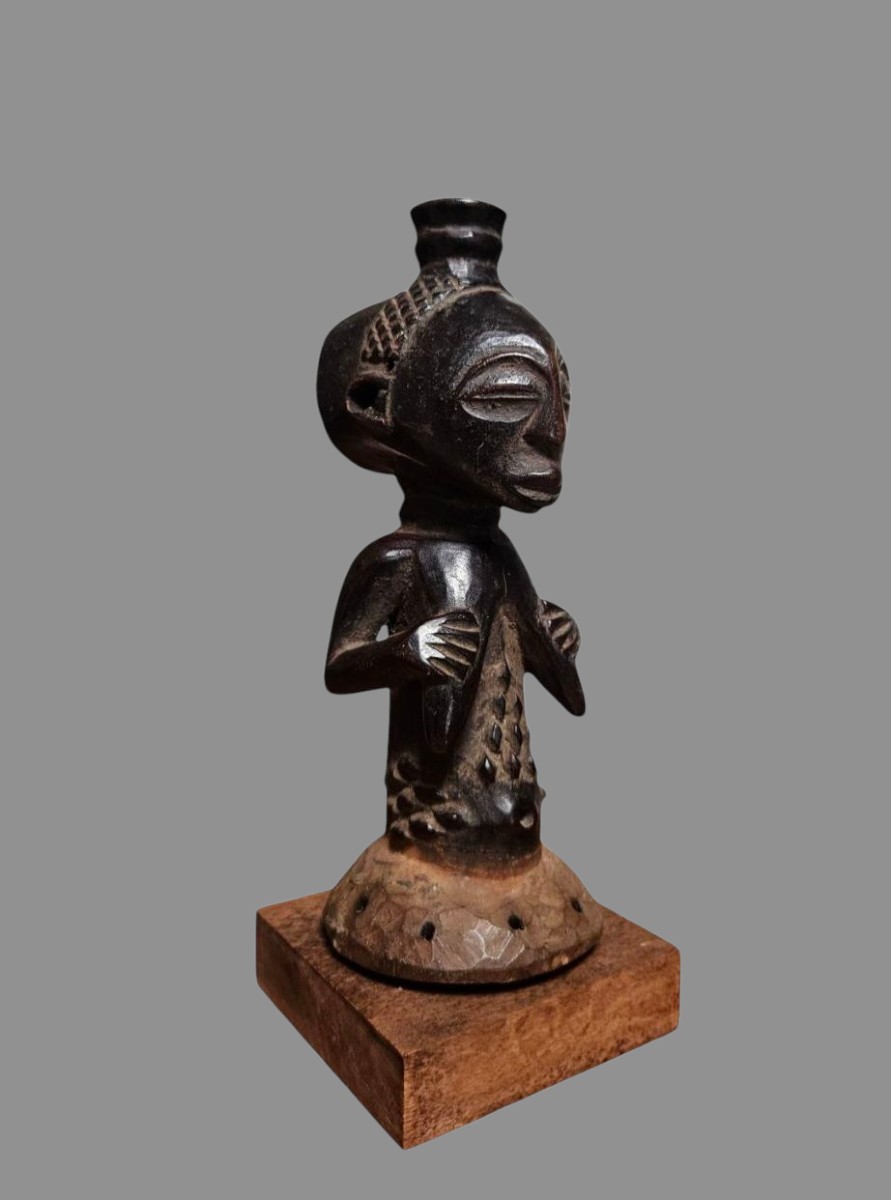 Divination Calabash - Luba - Drc - Early 20th Century - Primitive / Tribal / African Art-photo-1