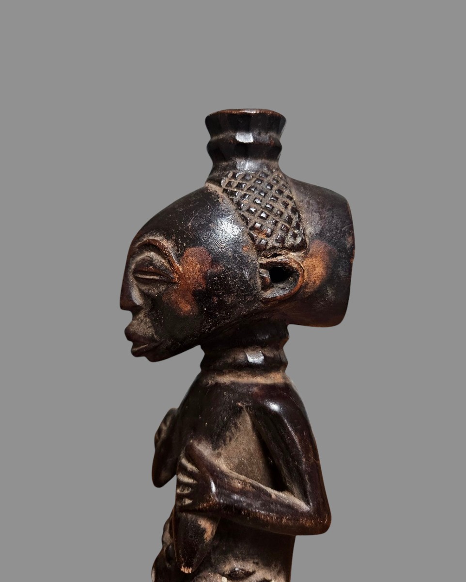 Divination Calabash - Luba - Drc - Early 20th Century - Primitive / Tribal / African Art-photo-2