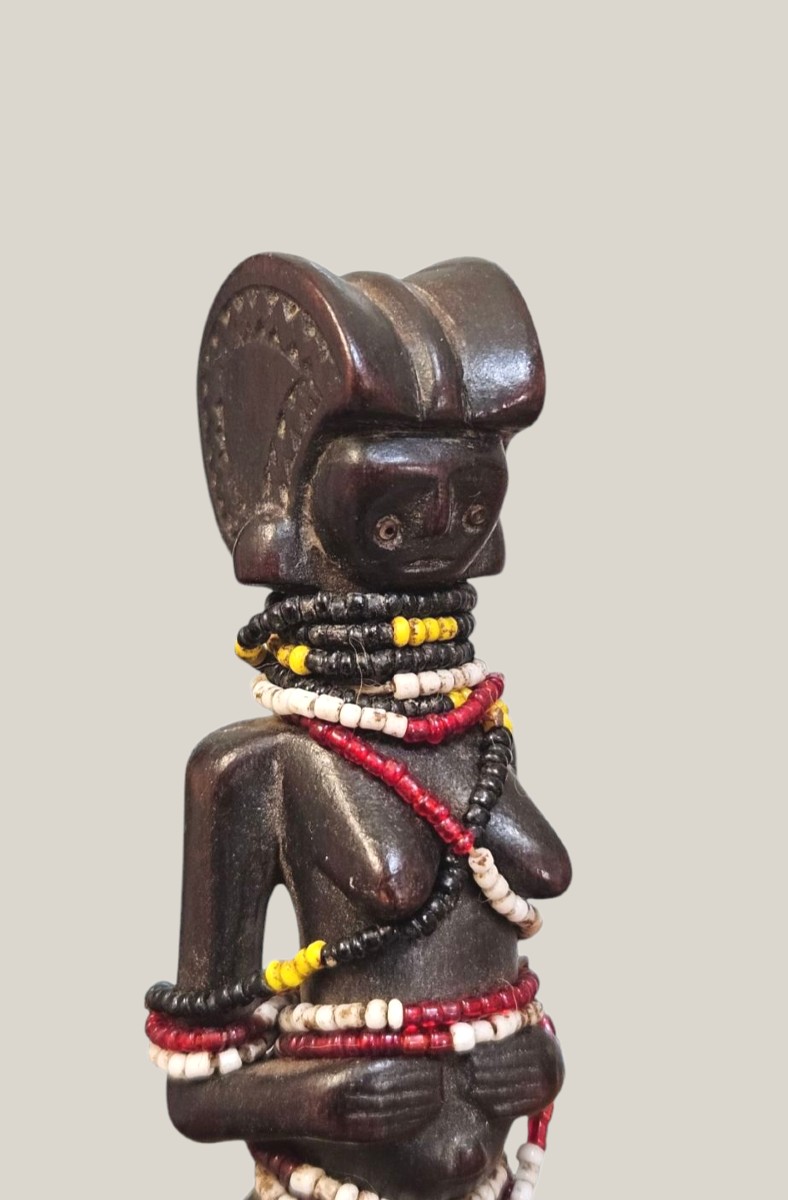 Mwana Hiti Statuette – Doe – Tanzanian Coast – Early 20th Century – Primitive / Tribal / African Art-photo-2