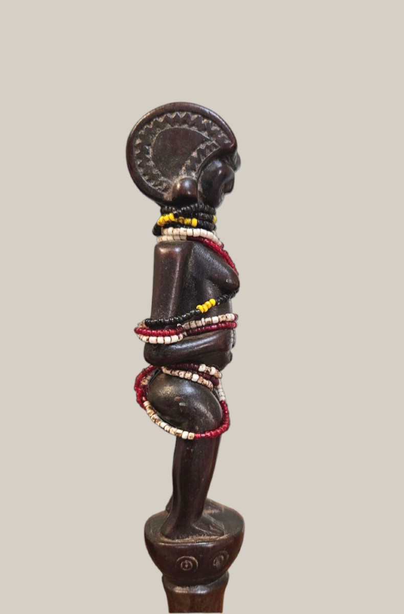 Mwana Hiti Statuette – Doe – Tanzanian Coast – Early 20th Century – Primitive / Tribal / African Art-photo-4