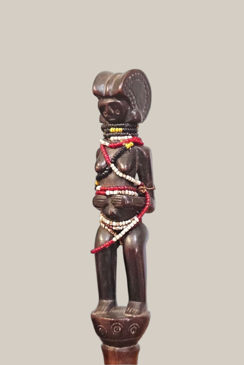 Mwana Hiti Statuette – Doe – Tanzanian Coast – Early 20th Century – Primitive / Tribal / African Art-photo-2