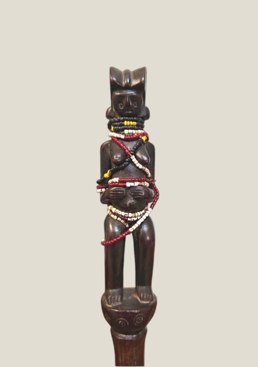 Mwana Hiti Statuette – Doe – Tanzanian Coast – Early 20th Century – Primitive / Tribal / African Art-photo-3