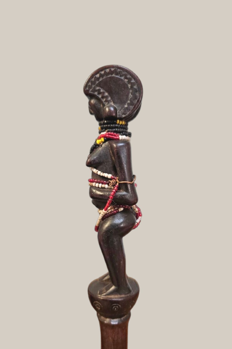 Mwana Hiti Statuette – Doe – Tanzanian Coast – Early 20th Century – Primitive / Tribal / African Art-photo-4
