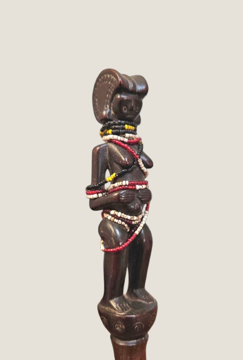Mwana Hiti Statuette – Doe – Tanzanian Coast – Early 20th Century – Primitive / Tribal / African Art-photo-5