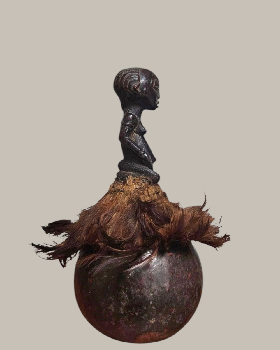 Calebasse De Divination – Luba – République Démocratique Du Congo – Première Moitié XXe -photo-1