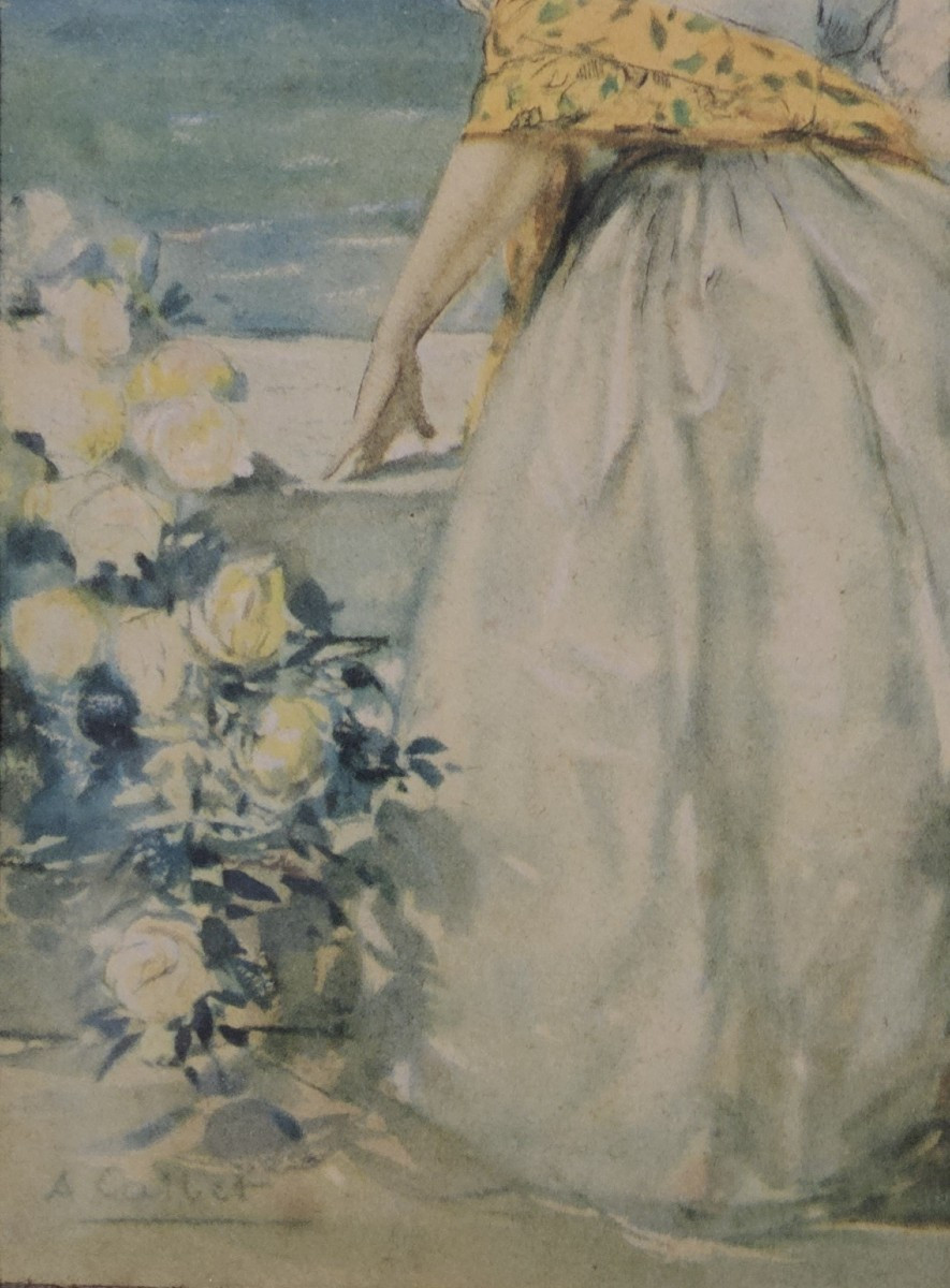 Two Elegant Women, Antoine Calbet (1860–1942), -photo-4