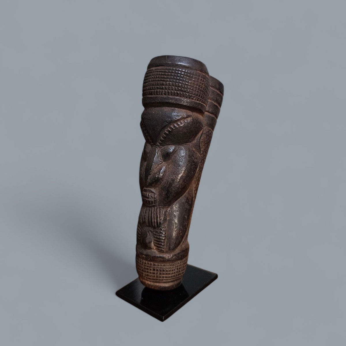 Bamileke Pipe Case, Cameroon, Early 20th Century.-photo-3