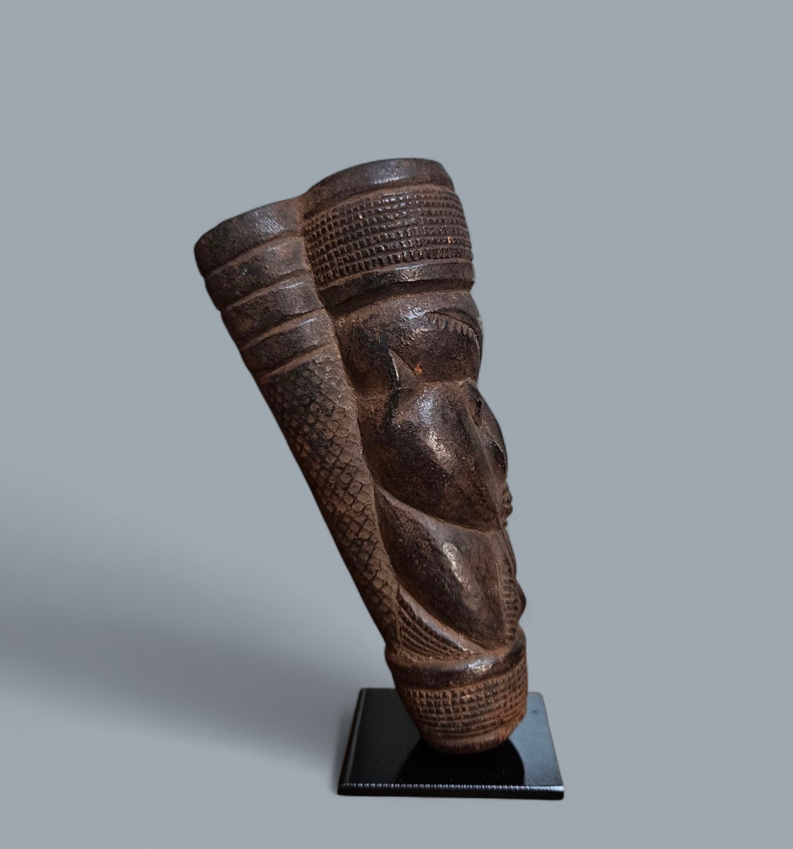 Bamileke Pipe Case, Cameroon, Early 20th Century.-photo-1
