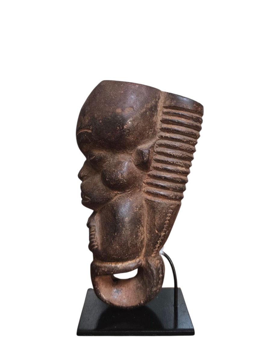 Bamileke Pipe Case, Cameroon, Early 20th Century.-photo-3