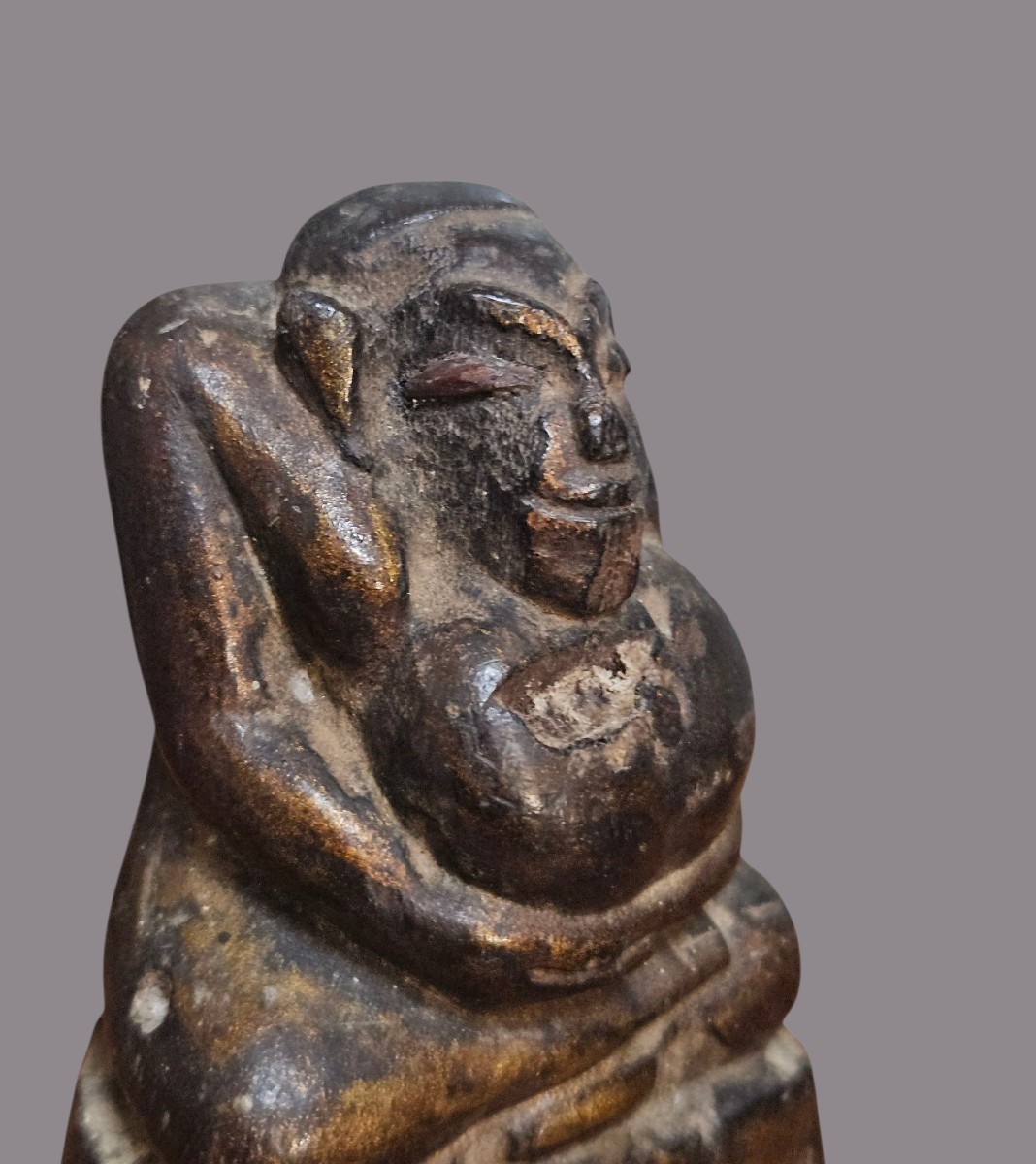 Wooden Buddha, Burmese Workshop, Late 19th – Early 20th Century.-photo-3