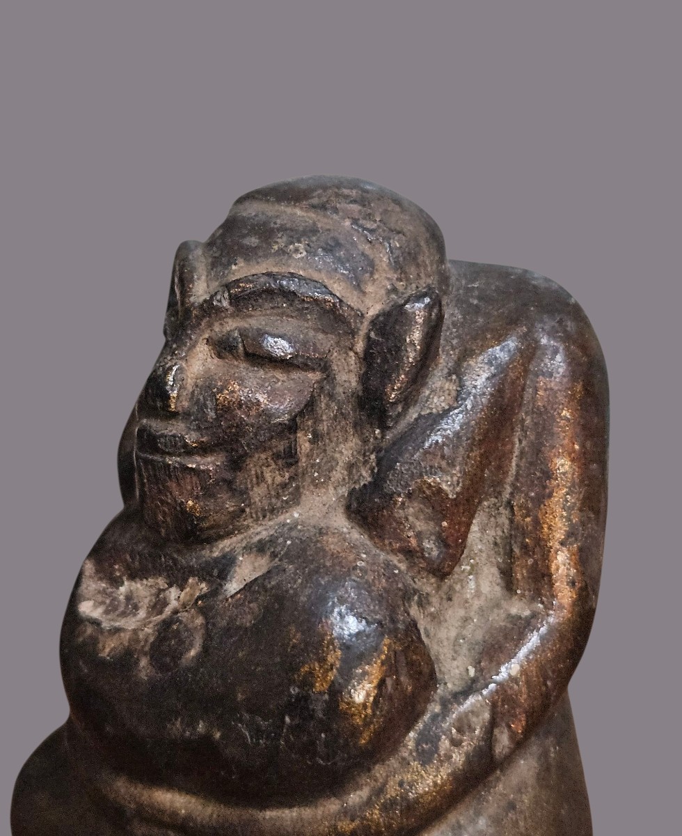 Wooden Buddha, Burmese Workshop, Late 19th – Early 20th Century.-photo-1