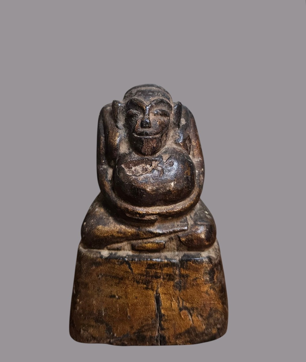 Wooden Buddha, Burmese Workshop, Late 19th – Early 20th Century.