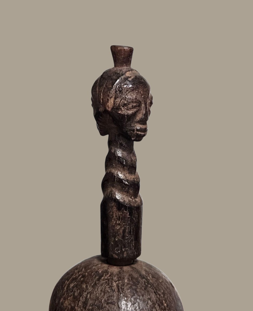 Hochet rituel , Luba, République démocratique du Congo.-photo-1