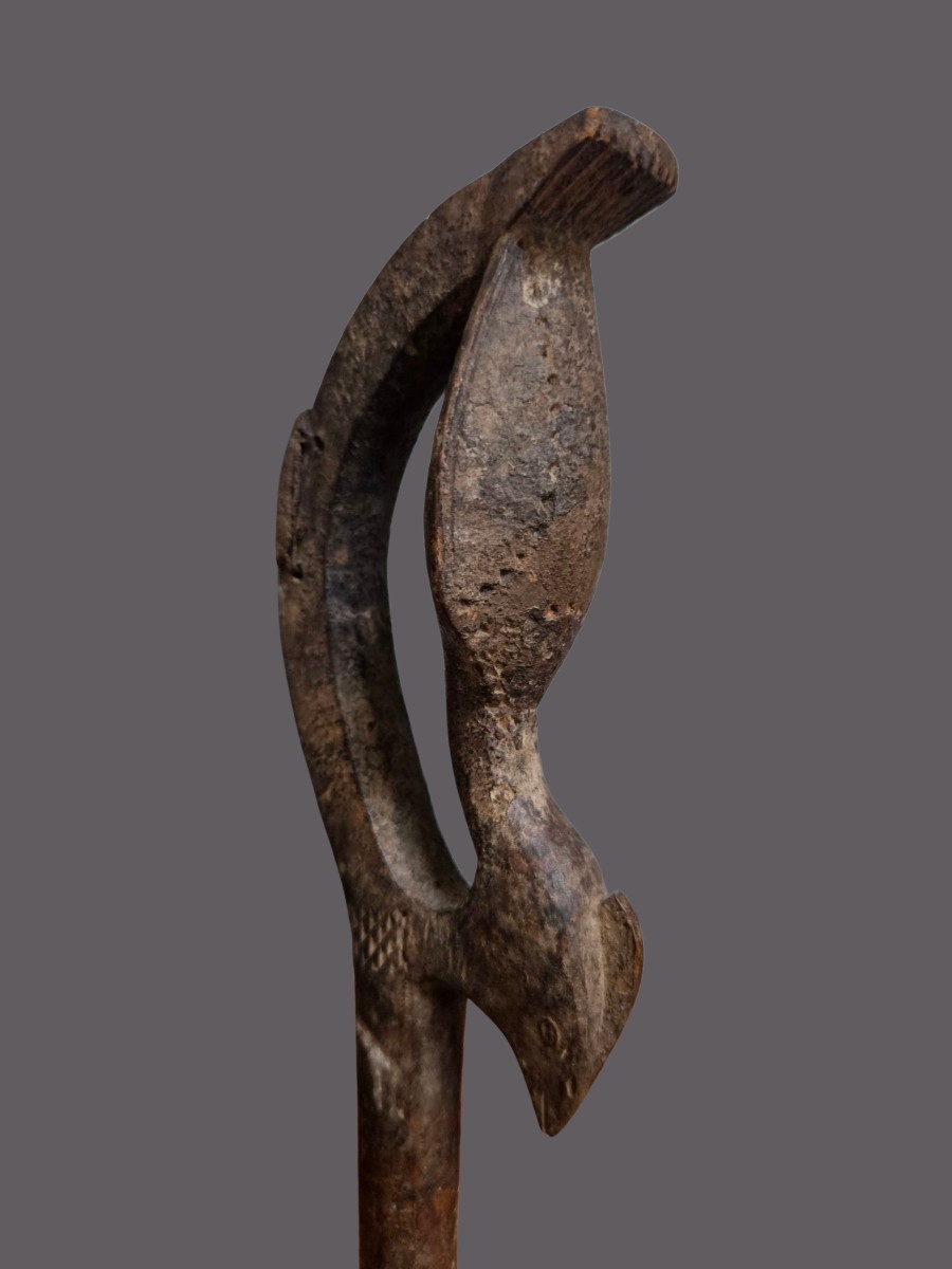 Musical Hammer, Baoulé, Republic Of Ivory Coast.-photo-2