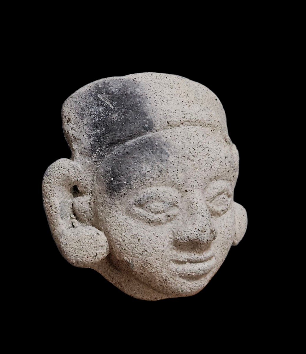 Head, Tumaco, Tolita Island, Border Between Ecuador And Colombia, 500 Bc-500 Ad-photo-2