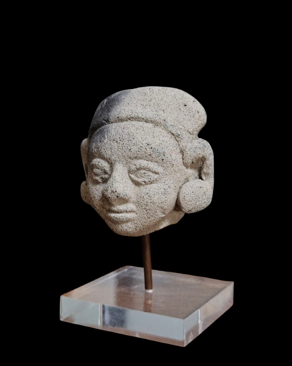 Head, Tumaco, Tolita Island, Border Between Ecuador And Colombia, 500 Bc-500 Ad-photo-4
