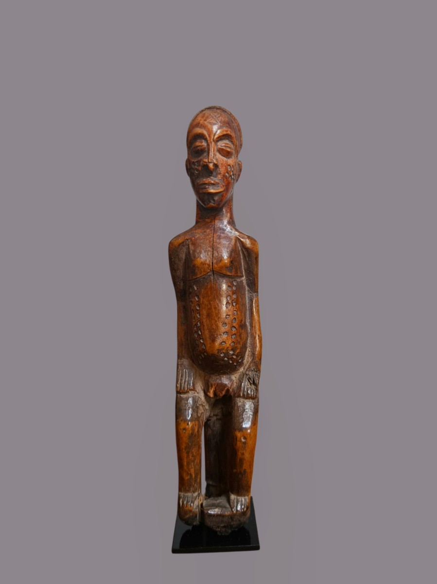 Tchokwé Female Statuette, Democratic Republic Of Congo / Angola.-photo-2