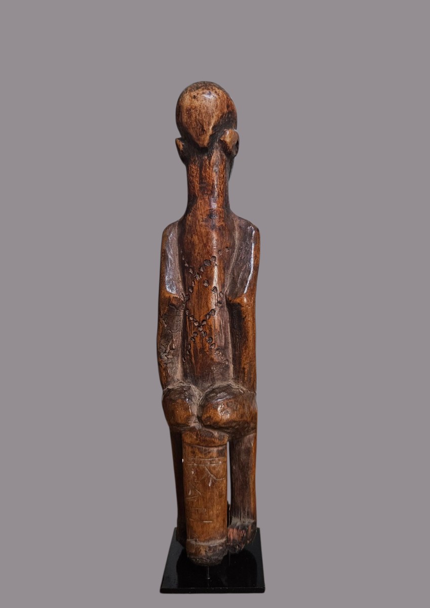 Tchokwé Female Statuette, Democratic Republic Of Congo / Angola.-photo-2