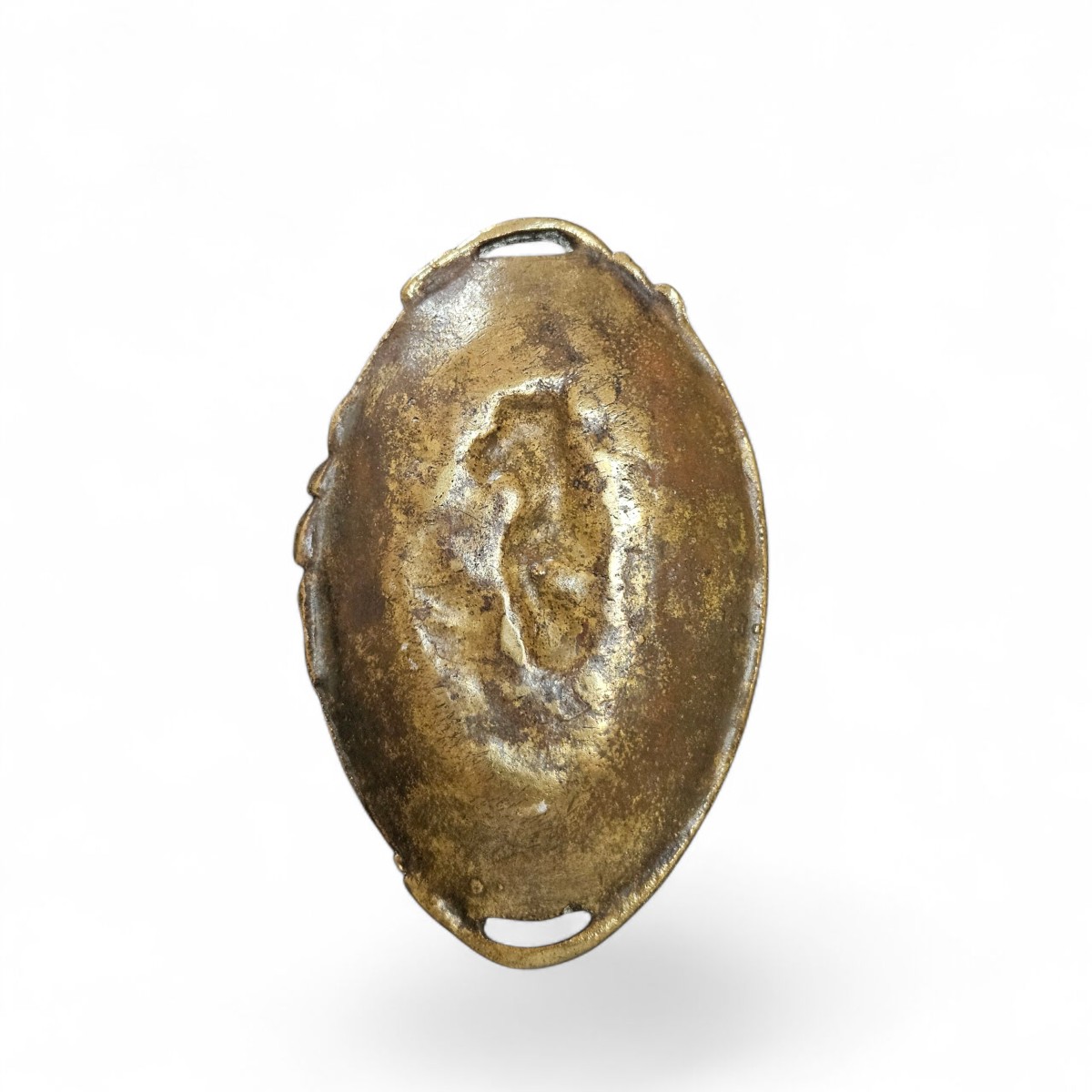 "the Hatching" Art Nouveau Symbolism Pocket Emptier In Gilded Bronze, France Circa 1890-photo-4