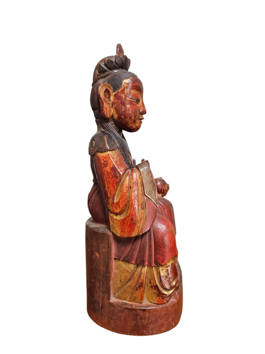 Guanyin   Chine, fin XIXᵉ siècle, dynastie Qing-photo-5