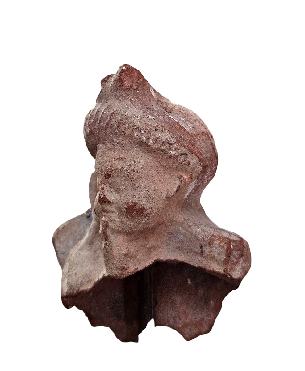 Bust Of The God Harpocrates, Greco-roman Period, Mediterranean Basin, 300 To 100 Bc.-photo-2