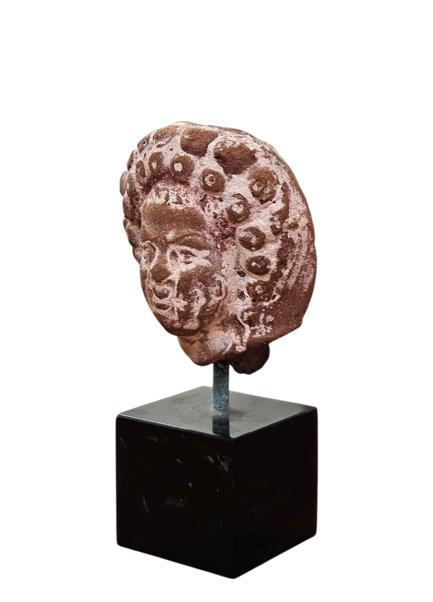 Female Head, Greco-roman Period, Mediterranean Basin, 300–200 Bc.-photo-2