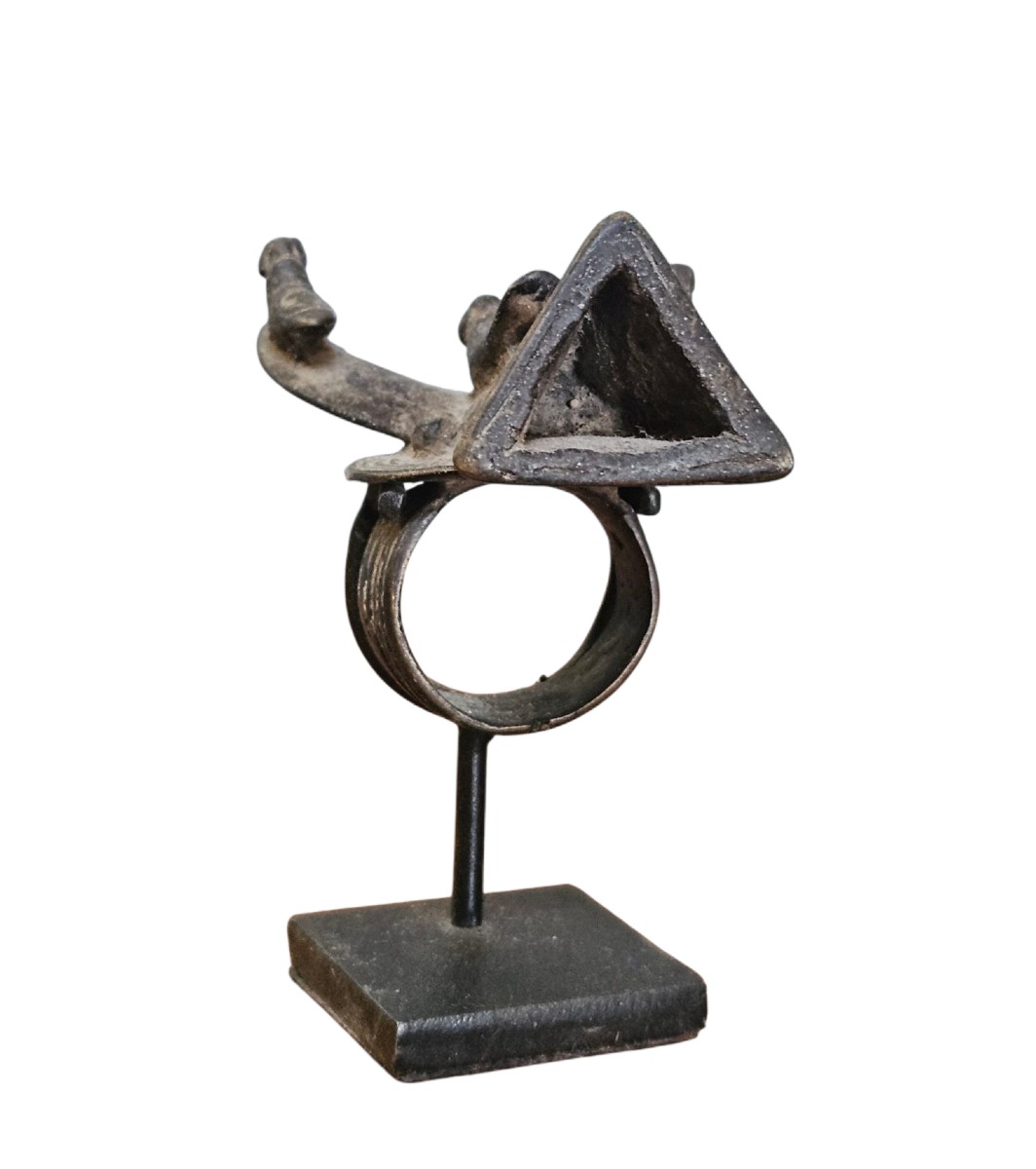 Tussian Diviner's Ring, Burkina Faso, 19th Century Or Earlier.-photo-4