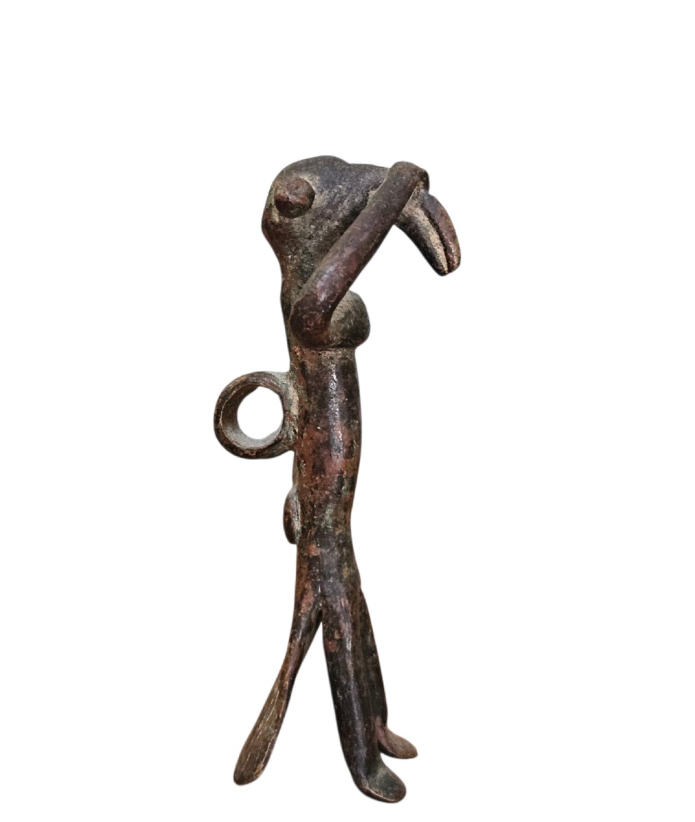 Pendentif "homme oiseau"  Tussian, Burkina Faso. XIXe siècle ou antérieur.-photo-3
