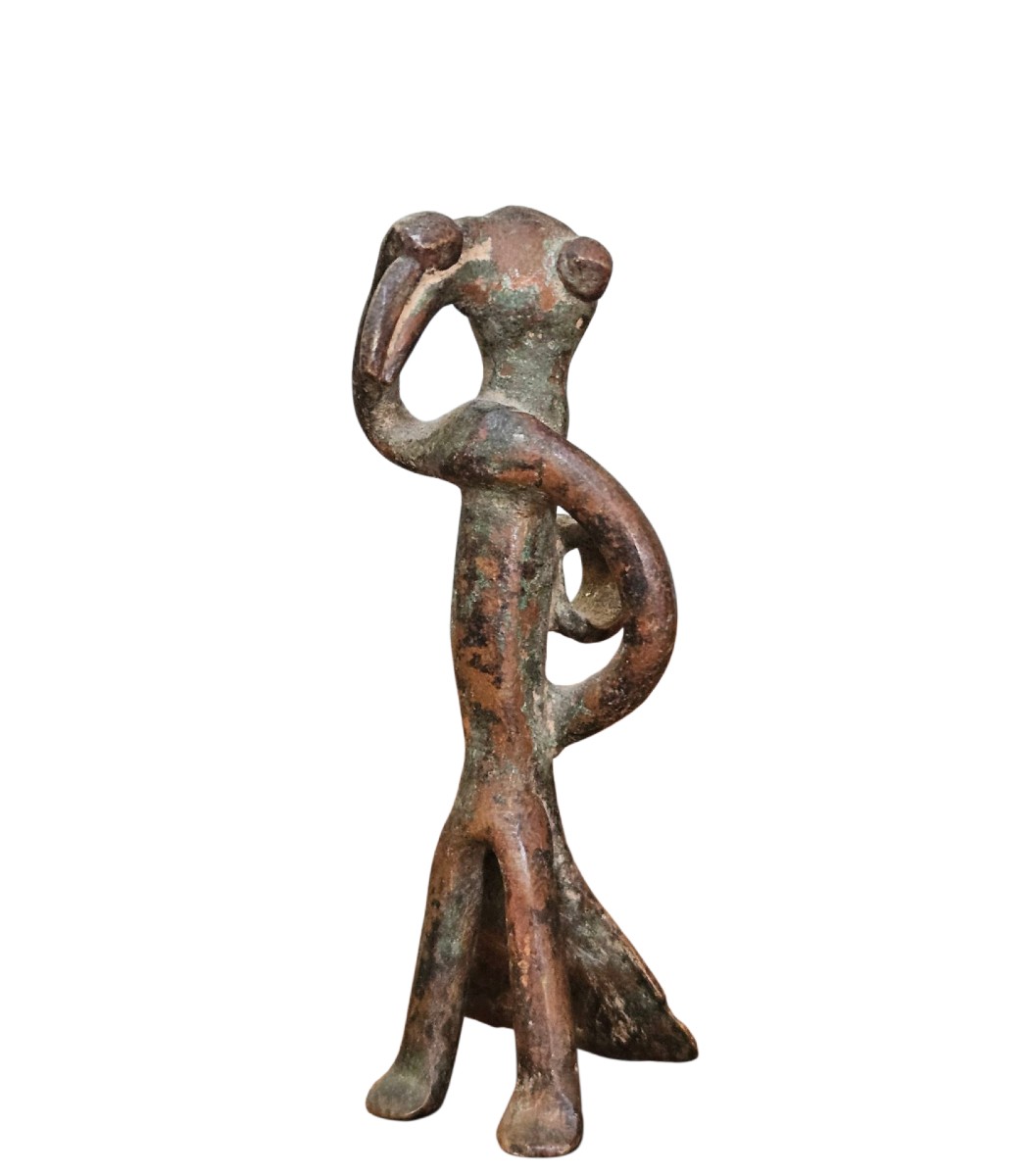 Pendentif "homme oiseau"  Tussian, Burkina Faso. XIXe siècle ou antérieur.-photo-5