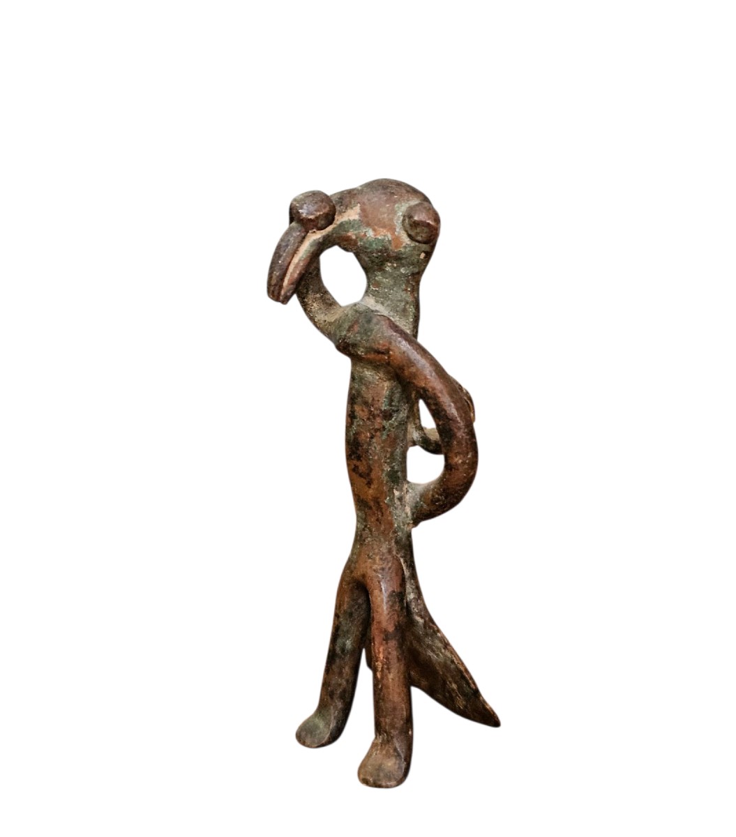 Pendentif "homme oiseau"  Tussian, Burkina Faso. XIXe siècle ou antérieur.