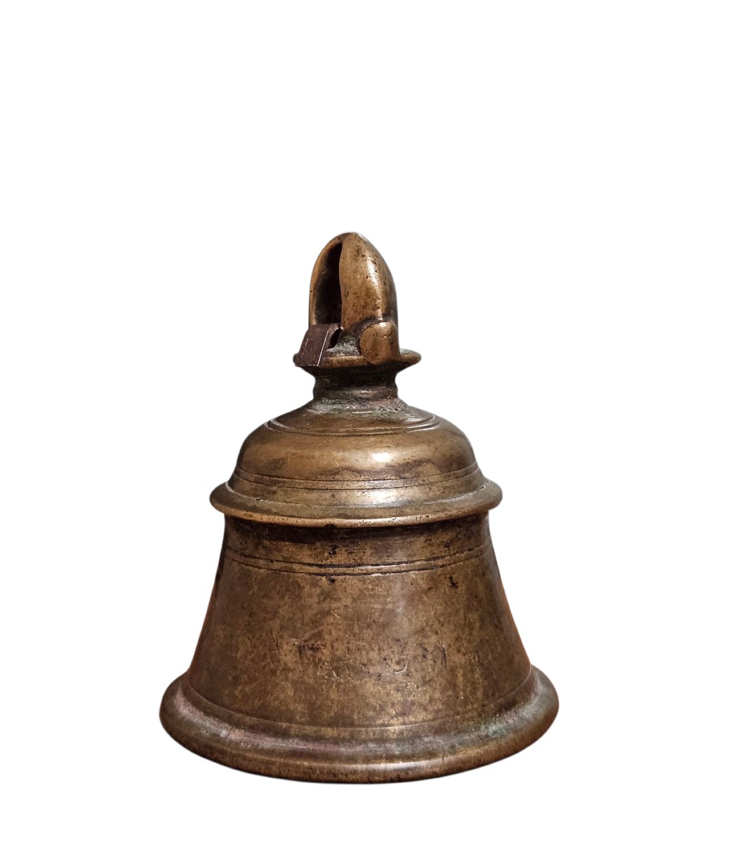 Ritual Bell, Southeast Asia, Laos – Burma. 19th Century Or Earlier.-photo-2