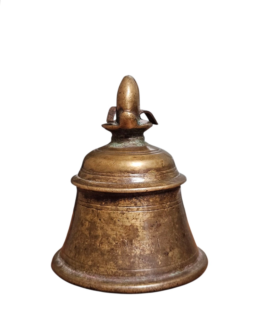 Ritual Bell, Southeast Asia, Laos – Burma. 19th Century Or Earlier.-photo-3