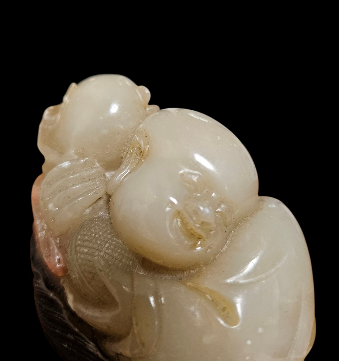 Auspicious Figure “tongzi”, China, Late Qing Dynasty-photo-2