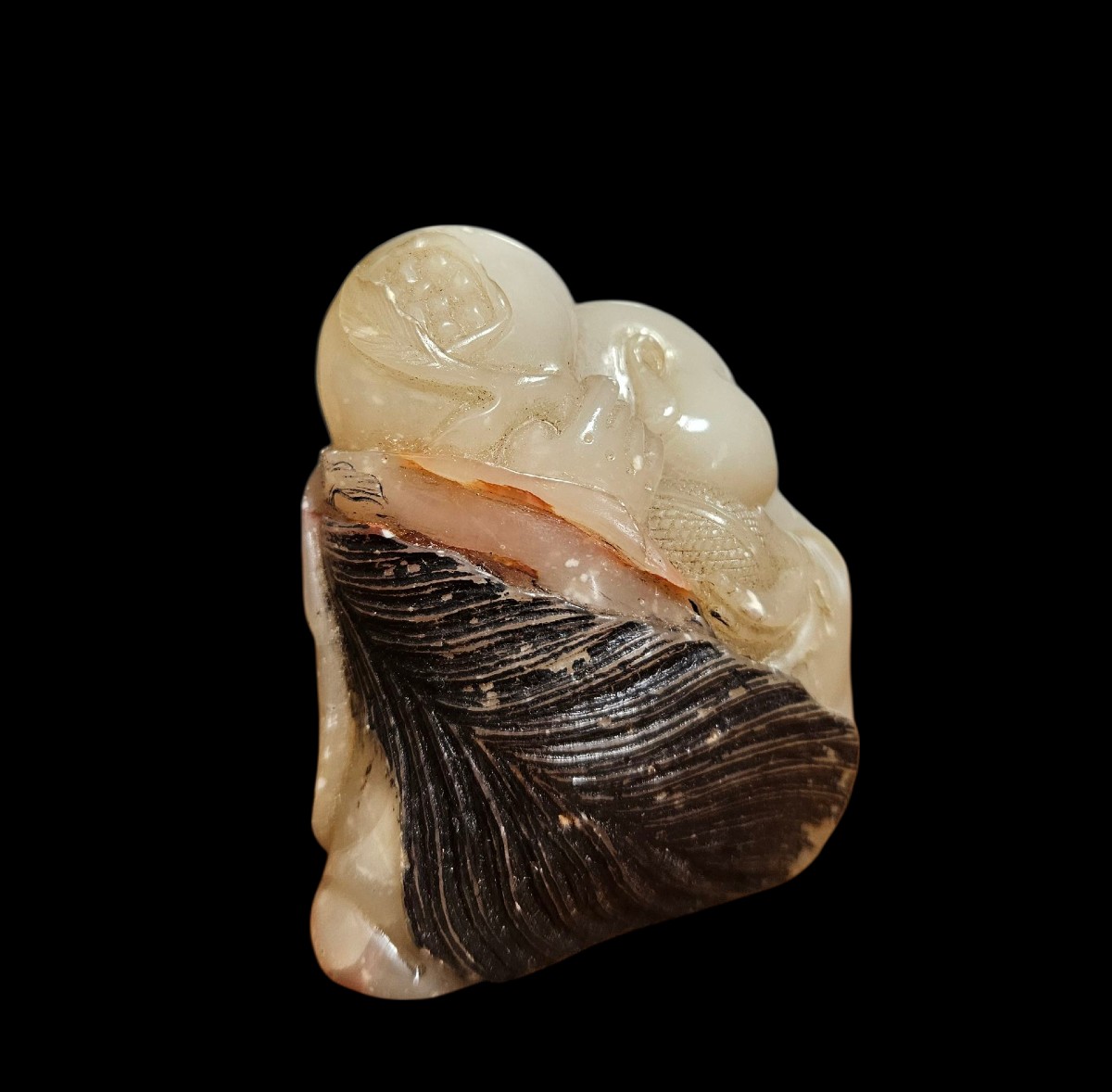 Auspicious Figure “tongzi”, China, Late Qing Dynasty-photo-3