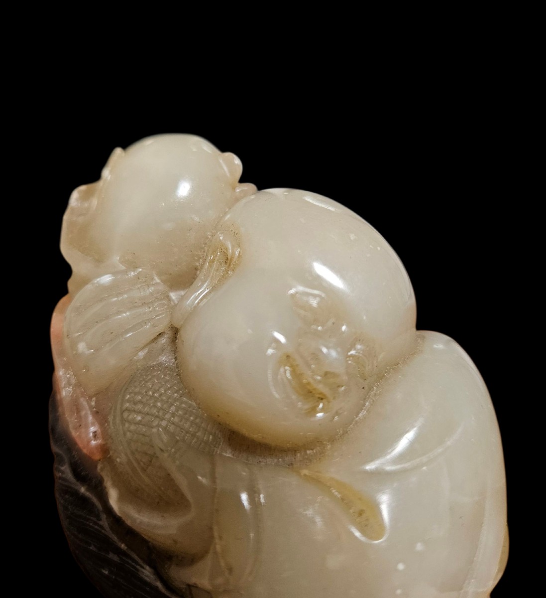 Auspicious Figure “tongzi”, China, Late Qing Dynasty-photo-2