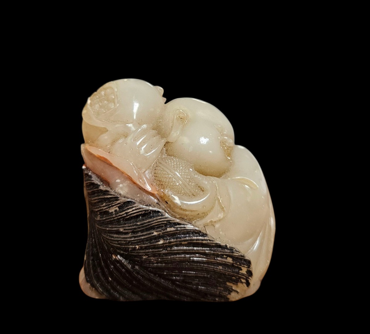 Auspicious Figure “tongzi”, China, Late Qing Dynasty-photo-4