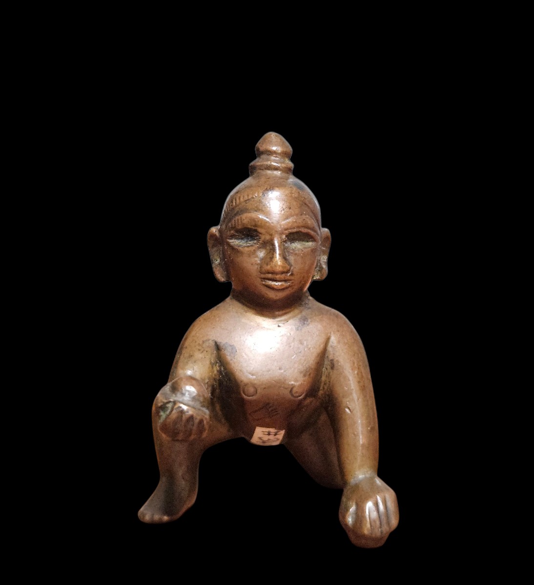 Figure Of Krishna As A Child, 19th Century India -photo-4