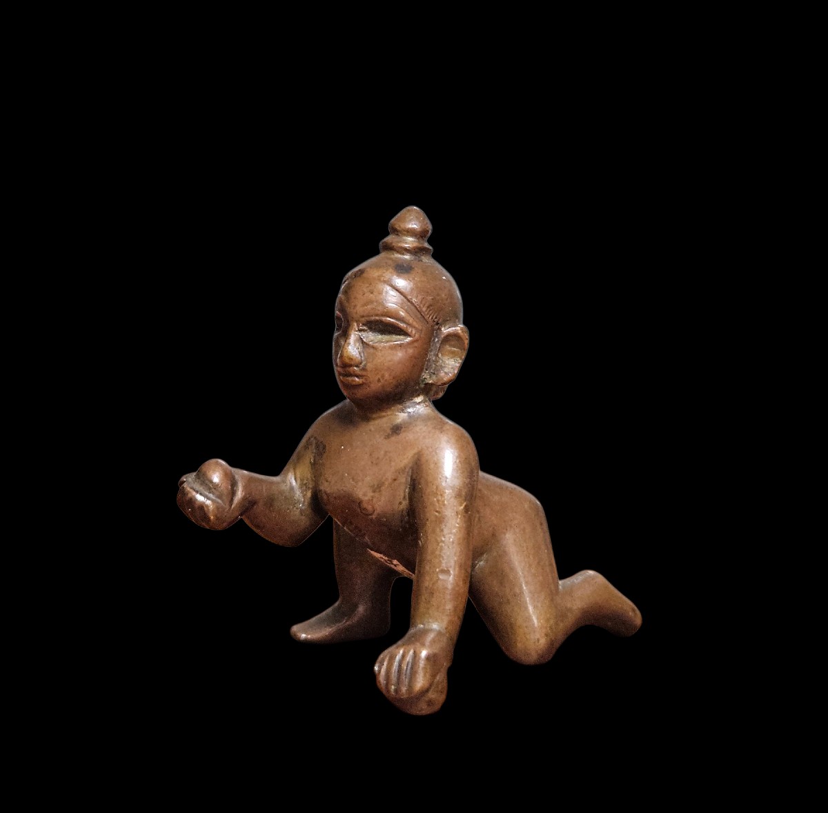 Figure Of Krishna As A Child, 19th Century India 