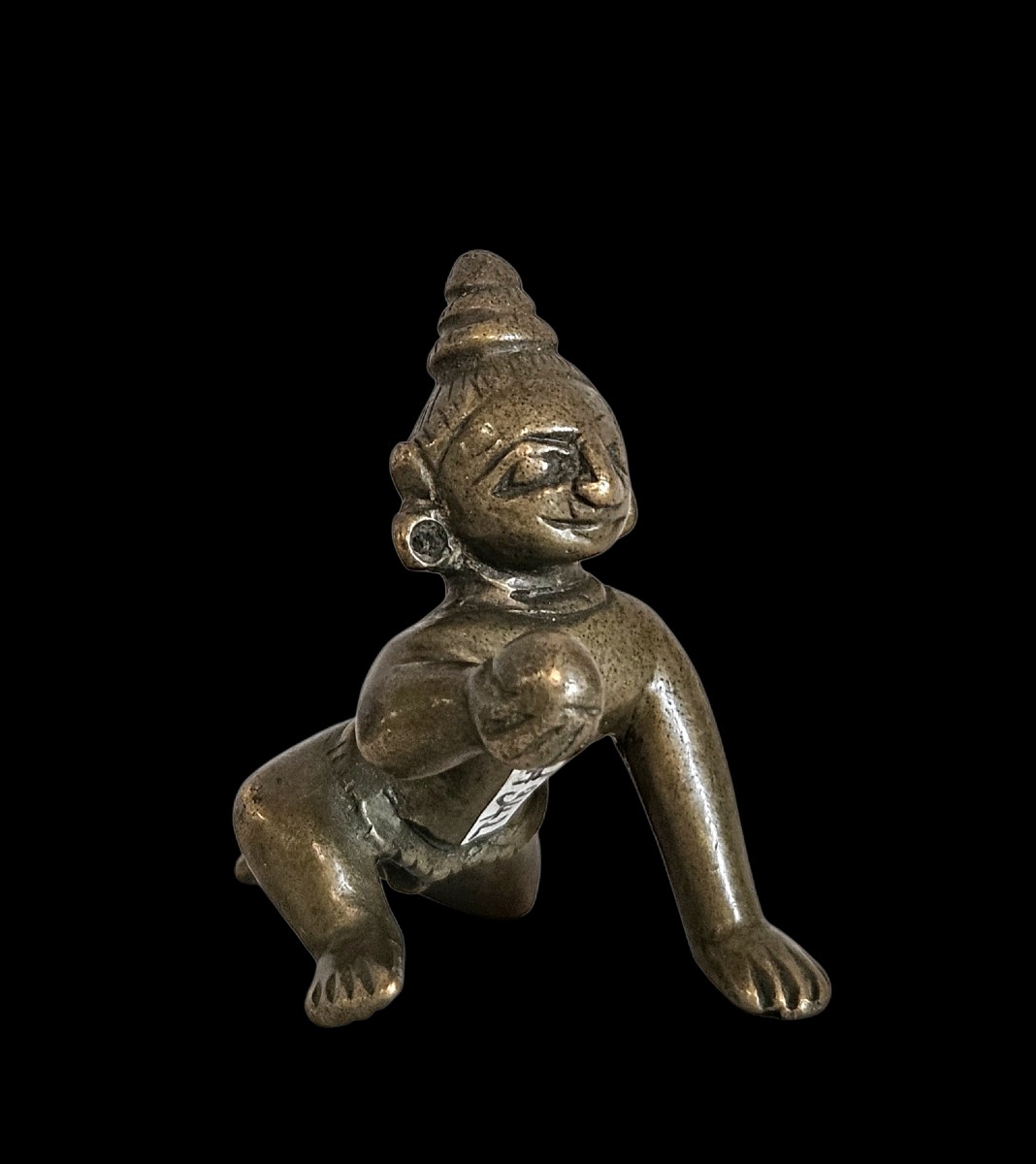 Figure de Krishna enfant, Inde XIXème siècle