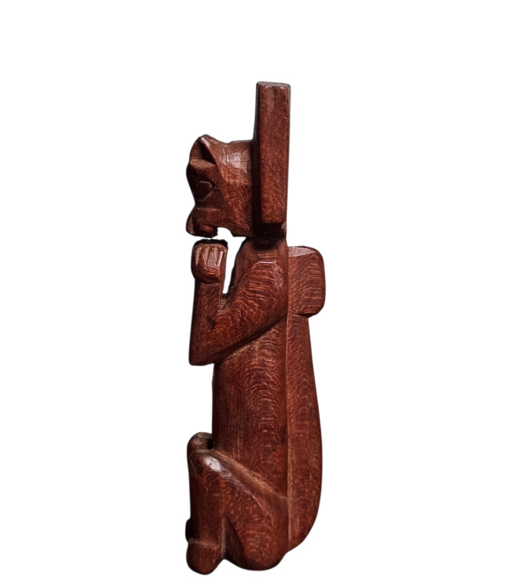 Lance-pierres – Jaguar cérémoniel – Guatemala, hautes terres années 50-photo-4