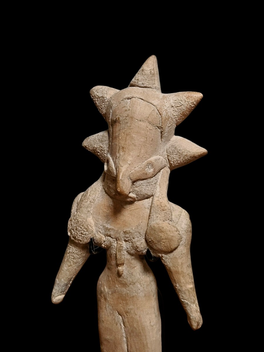 Anthropomorphic Male Idol, Mehrgarh, Pre-urban Indus Valley.-photo-1