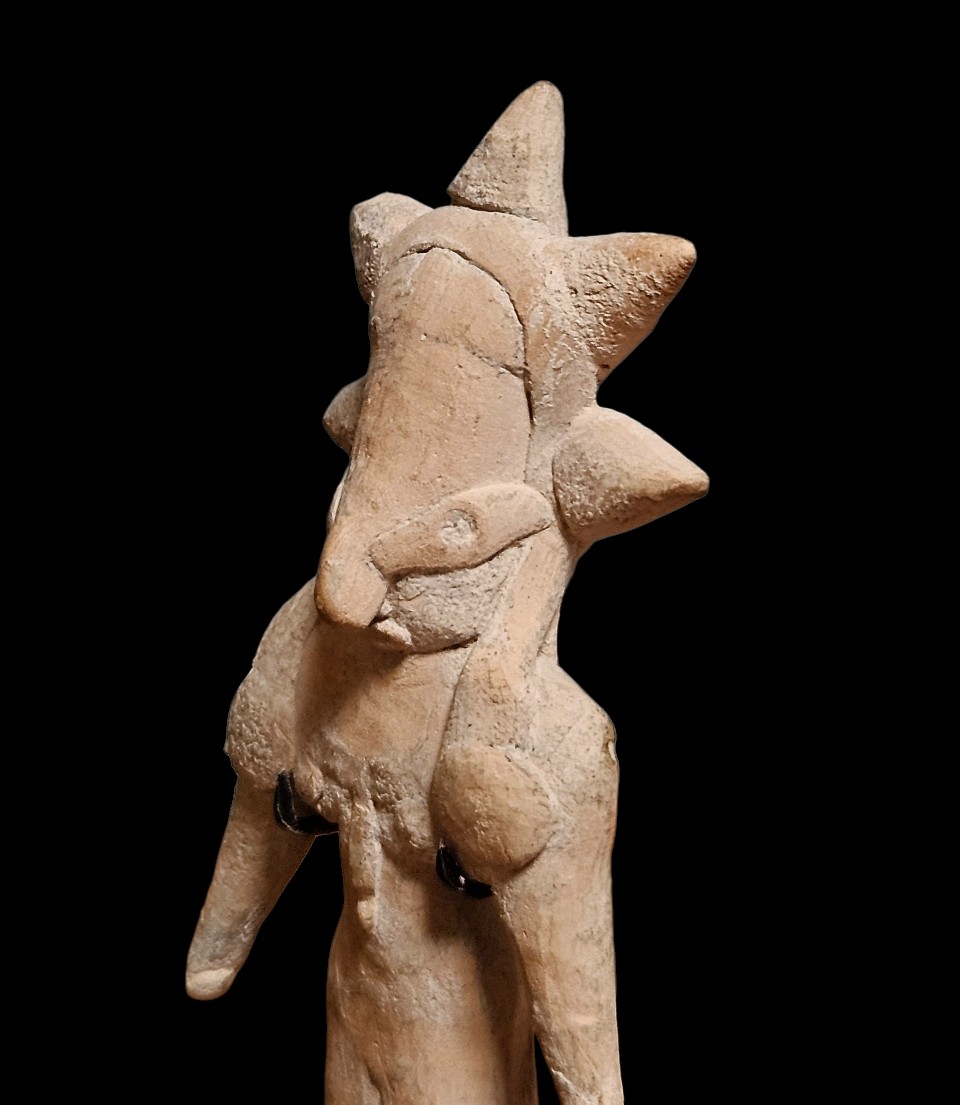 Anthropomorphic Male Idol, Mehrgarh, Pre-urban Indus Valley.-photo-3