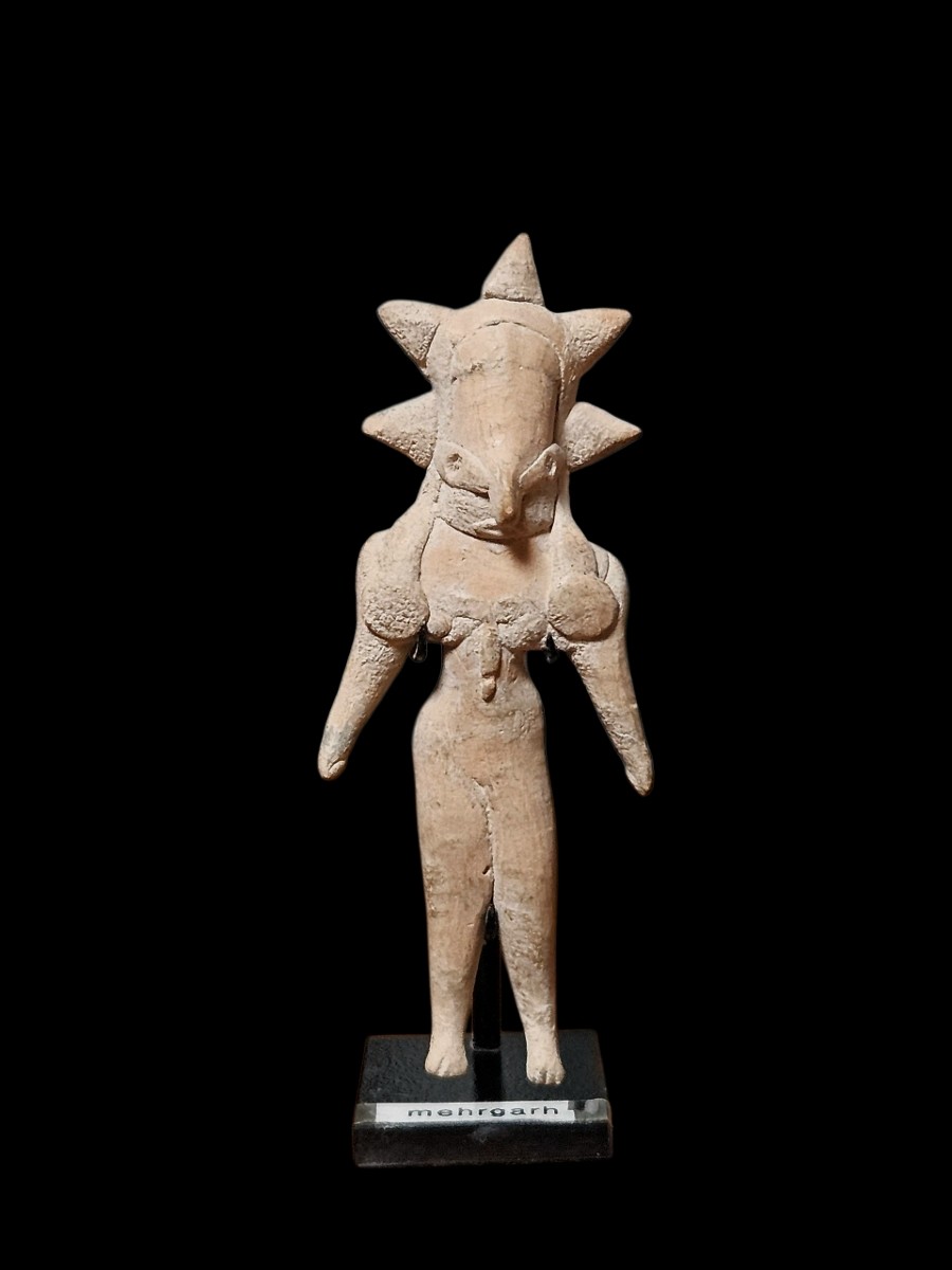 Anthropomorphic Male Idol, Mehrgarh, Pre-urban Indus Valley.