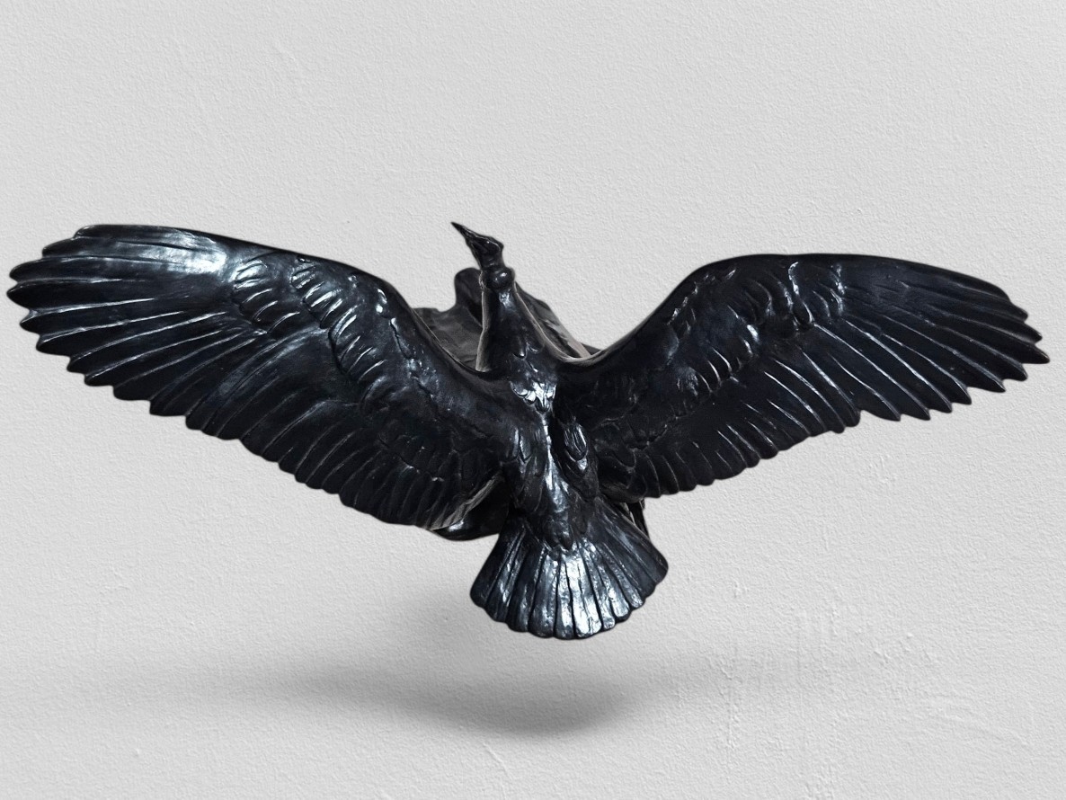 Maximilien Fiot (1886–1953), Condor des Andes, bronze à la cire perdue, Susse Frères, vers 1925-photo-4